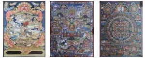 Our Thangkas are exquisite works of art that bring the beauty and symbolism of Tibetan Buddhism into your home. Each piece is carefully hand-painted by skilled artists and depicts intricate yantras, mandalas, and stories from the Buddhist tradition, such as Square mandalas, Medical Thangkas, Buddha life stories, Kalachakra mandalas, Wheel of Life, Tree of Life, and more. Thangkas are not just beautiful pieces of art but also serve as powerful tools for meditation and spiritual practice. With vibrant colors, intricate details, and deep spiritual significance, our Thangkas make a meaningful addition to any home or meditation space.