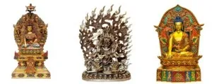 Discover our exquisite collection of handmade Buddhist statues, meticulously crafted with devotion and skill. Each statue in this collection is larger than 18 inches or heavier than 8 kilograms, ensuring a captivating presence in any space. Created through the esteemed process of the lost wax system, these statues embody the essence of quality and artistry.

Immerse yourself in the divine beauty of our Buddhist statues, featuring a diverse range of revered figures such as Buddhas, Taras, and other esteemed Buddhist gods. Each piece is meticulously detailed, capturing the spiritual essence and profound tranquility associated with Buddhist traditions.

Elevate your spiritual practice or adorn your sacred spaces with these remarkable creations. Our statues are imbued with the utmost reverence and devotion, serving as a focal point for meditation, reflection, and inner peace. Experience the profound energy and serenity that radiates from these high-quality Buddhist statues.
