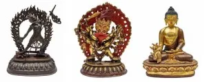 This exquisite Buddhist statue is a rare find, with a history spanning over 15 to 20 years. Crafted with meticulous attention to detail, this statue captures the essence of Buddhist art and spirituality. It serves as a timeless symbol of tranquility and wisdom, making it an ideal centerpiece for meditation rooms, home altars, or sacred spaces. With its weathered appearance and aged patina, this old stock statue exudes a sense of authenticity and reverence. Displaying this remarkable piece will not only enhance the aesthetic appeal of any space but also invite a serene atmosphere and a deeper connection to Buddhist traditions.